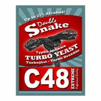 Дрожжи DoubleSnake Спиртовые C48 Turbo (1 шт. по 130 г)