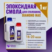 Эпоксидная смола для столешниц DIAMOND MAX (1 кг)