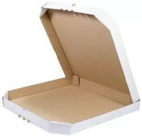 Коробка для пиццы • 420х420х45 мм 10 шт/уп квадратная крафт картонная NN • 1 уп