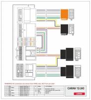 Штатный ISO-переходник Carav для автомагнитол (питание + акустика) Renault 2012+/ DACIA 2011+