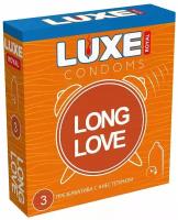 Презервативы с продлевающим эффектом LUXE Royal Long Love - 3 шт