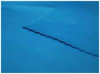 Сорочечная Ткань для шитья Тиси (35%ХБ, 65%ПЭ), Текса Вей, плотность 120г/м3, ширина 1,5*5, т. голубой