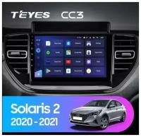 Магнитола андроид Teyes сс3 на HYUNDAI Solaris 3 2019-2021 / Хендай Солярис 3 (DSP/4G/WiFi/QLED)