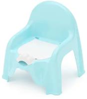 Горшок-стульчик голубой М1326(пластик)