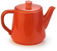 Заварочный чайник Груморо из фарфора для кухни, 600 мл / Жаропрочный чайничек для холодных и горячих напитков / Подарок женщине/ Для чая / Для заварки / Для кофе