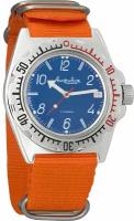 Мужские наручные часы Восток Амфибия 110908, нейлон, оранжевый