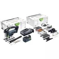 Аккумуляторный электролобзик Festool PSBC 420 Li 5,2 EBI-Set 5.2Ач x1 кейс