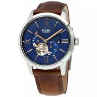 Наручные часы FOSSIL Townsman ME3110, серебряный, синий