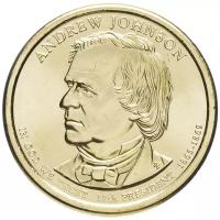 Монета Банк США "17-ый Президент США - Эндрю Джонсон" 1 доллар 2011 года (D)