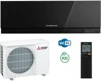 Настенный кондиционер сплит система Mitsubishi Electric MSZ-EF35VGKB / MUZ-EF35VG, чёрный, до 35 кв. м