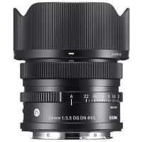 Объектив Sigma 24mm f/3.5 DG DN Contemporary L-Mount, черный