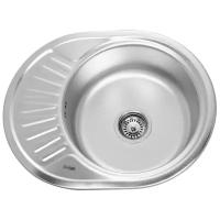 Врезная кухонная мойка SinkLight 5745 R, 44.5х57см, нержавеющая сталь