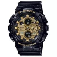 Наручные часы CASIO G-Shock GA-140GB-1A1, золотой, черный