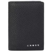 Cross Leather AC2168544_2-1 Визитница cross nueva management black, кожа наппа, фактурная, чёрный, cross