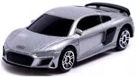 Машина металлическая Автоград Audi R8 Coupe, 1:64, серебро 344038