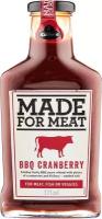 Соус Kuhne Made for Meat Cranberry BBQ томатный барбекю с клюквой, 375 мл