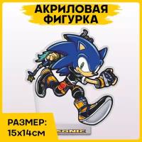 Фигурка из акрила статуэтка Соник Sonic the Hedgehog 15x14 см