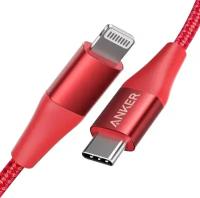 Anker Кевларовый кабель Anker Powerline+ II USB-C to Lightning Cable 1,8 метра Red красный A8653H91