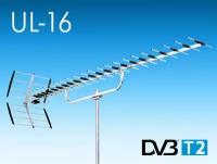 Антенна телевизионная для приема аналоговых и цифровых TV-каналов в стандарте DVB-T2 LANS UL-16