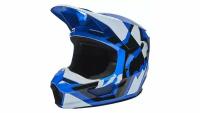 Мотошлем подростковый Fox V1 Lux Youth Helmet (Blue, YM, 2022 (28356-002-YM))