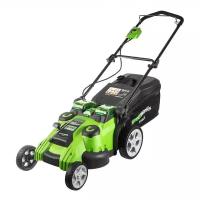 Аккумуляторная газонокосилка Greenworks G40LM49DB Twin Force 2500207