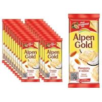 Молочный шоколад Alpen Gold Альпен голд миндаль и кокос, 85г х 21 шт