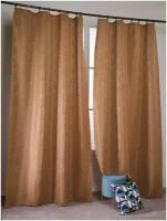 Комплект штор Мона Розочки 300х250 см., коричневый