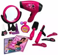Набор парикмахера детский, игровой набор Стилиста-парикмахера для девочек, 13 предметов