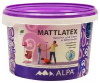 Краска моющаяся латексная Alpa Mattlatex 2 л