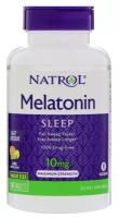 Melatonin Fast Dissolve таб., 10 мг, 100 шт., цитрусовый