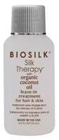 Biosilk Silk Therapy With Organic Coconut Oil Средство с кокосовым маслом для волос и кожи, 15 мл