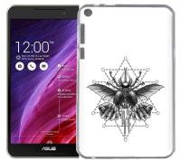 Чехол задняя-панель-накладка-бампер MyPads скарабей для Asus Fonepad 8 FE380CG/FE380CXG (K016) противоударный