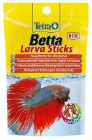 Корм для петушков и других лабиринтовых рыб Tetra Betta LarvaSticks