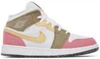 Кроссовки Nike AIr Jordan 1 Mid SE Pastel Vivid Grind GS, 38.5EU