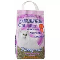 Наполнитель Pussy-Cat Комкующийся (4.5 л)