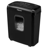 Уничтожитель документов Fellowes FS-46311 6M, 4 ур.секр. 4x12мм, 6 лист, 13л, скрепки, скобы, карты