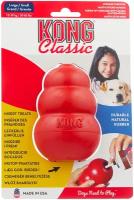 KONG Classic игрушка для собак конг L большая 10х6 см