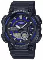 Наручные часы CASIO Collection, черный, синий