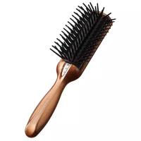 VeSS Щётка массажная "Anti-Static Hair Brush" с кератином и антистатическим эффектом (золотистая), 1 шт