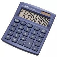 Калькулятор настольный Citizen 10-ти разрядный, двойное питание, компактный, синий (SDC-810NRNVE)