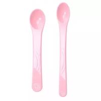 Ложки для кормления Twistshake (Feeding Spoon) в наборе из 2 шт. Пастельный розовый (Pastel Pink). Возраст 4+m. Арт. 78189