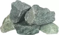 Камень "Хакасский жадеит" /для бани/сауны/печи/парилки колотый, средний (70-140 мм), в коробке 10 кг "Банные штучки"
