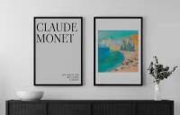Набор плакатов "Клод Моне " / Формат А2 / 2 шт. (40х60 см) / Набор интерьерных постеров
