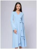 Платье 1001dress, размер 50, голубой