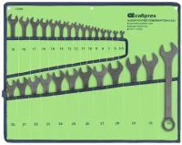 Набор ключей комбинированных, 5,5 - 32 мм, 27 шт, CrV, фосфатированные, ГОСТ 16983 Сибртех 15481