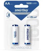 Аккумулятор NiMh Smartbuy AA/2BL 1600 mAh (24/240) (SBBR-2A02BL1600)