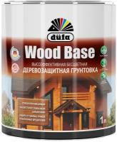 Грунт для защиты древесины Dufa Wood Base с биоцидом бесцветная 1 л