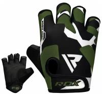 Перчатки для фитнеса RDX F6 BLACK/GREEN - RDX - Черный - L