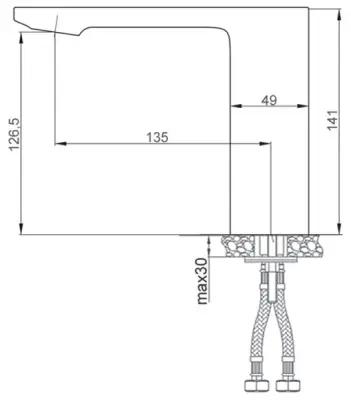 Смеситель для раковины (умывальника) Raiber Sensor RHL6505N сере6ристый