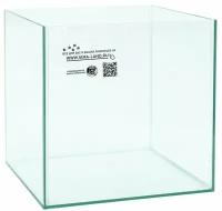 Аквариум куб без покровного стекла, 27 литров, 30 х 30 х 30 см, бесцветный шов